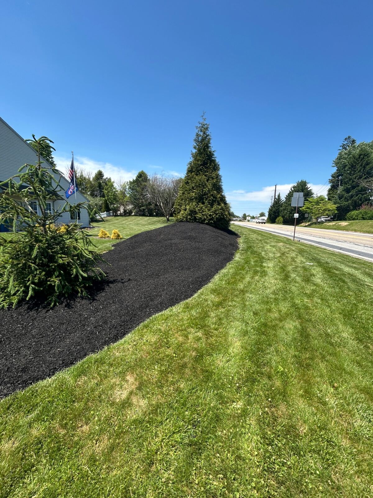 Beautifully maintained lawn